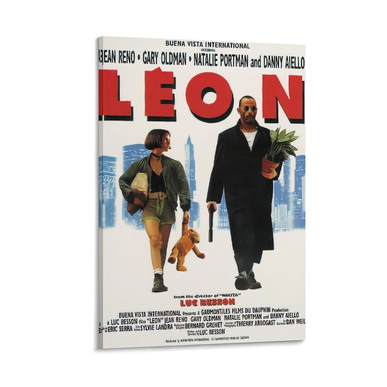 Amazon.co.jp: レオン 映画 ポスター キャンバス 芸術 ポスター 壁