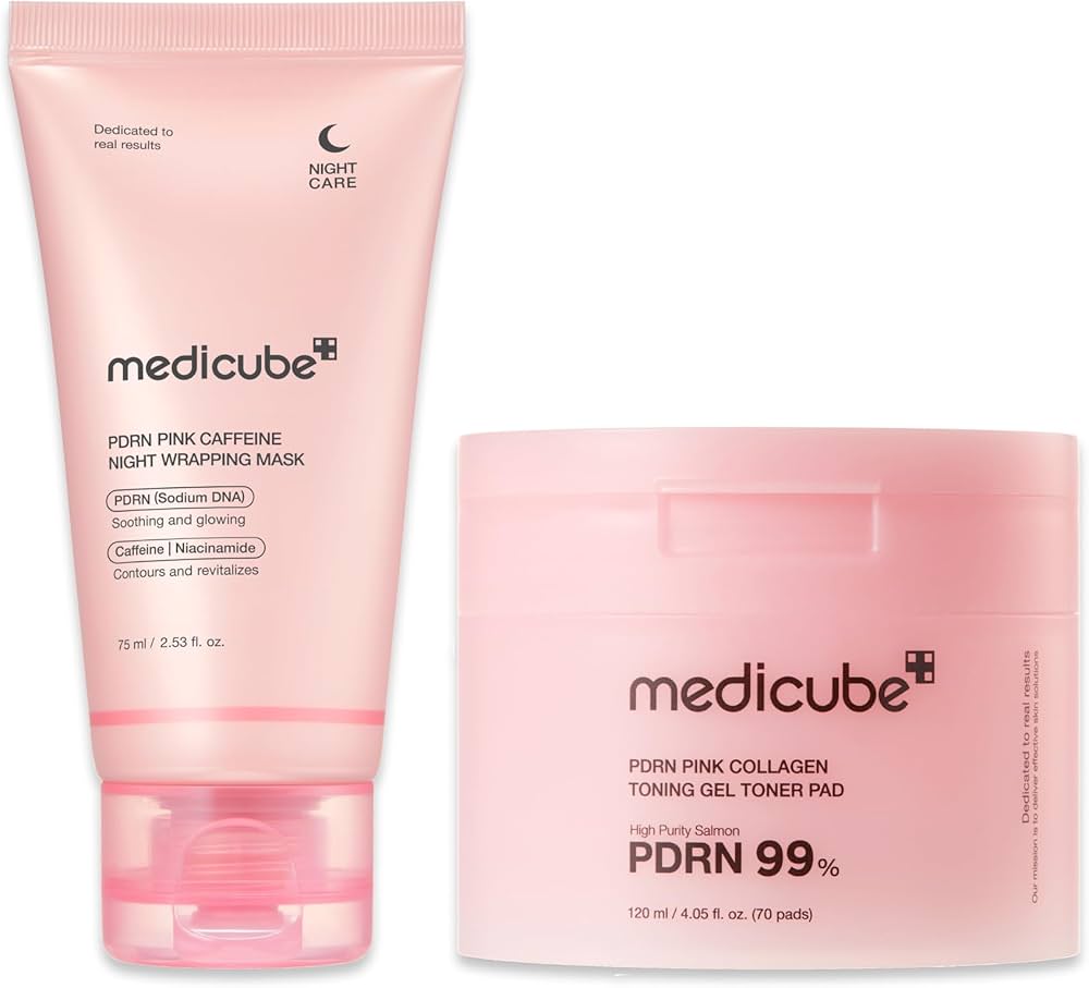 Amazon.com : medicube Pink PDRN Day & Night Care Duo: Salmon DNA