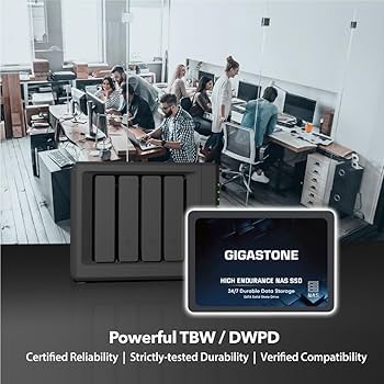 Amazon.co.jp: GIGASTONE Enterprise SSD, 1 TB, NAS SSD, TLC, 3D