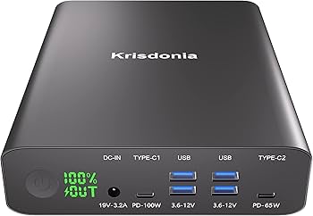 Amazon.com: Krisdonia Portable Charger, PD 100W USB C Power Bank