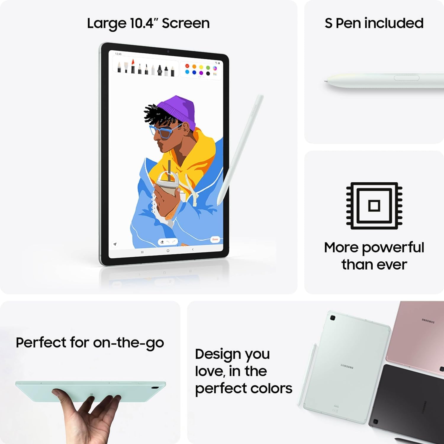 Amazon.com: SAMSUNG Galaxy Tab S6 Lite 10.4