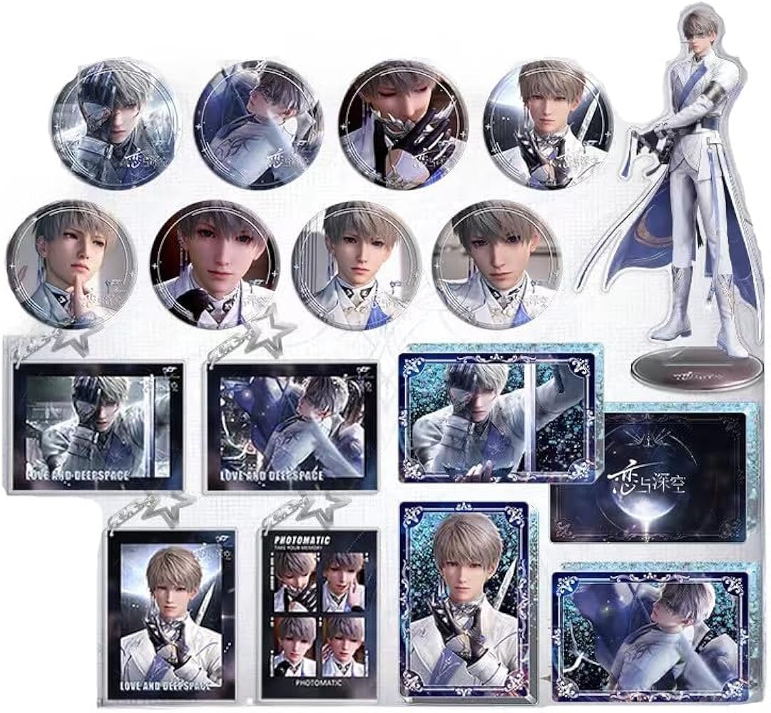 Amazon.co.jp: 恋と深空 セイヤ グッズ 18点セット バッジ アクリル