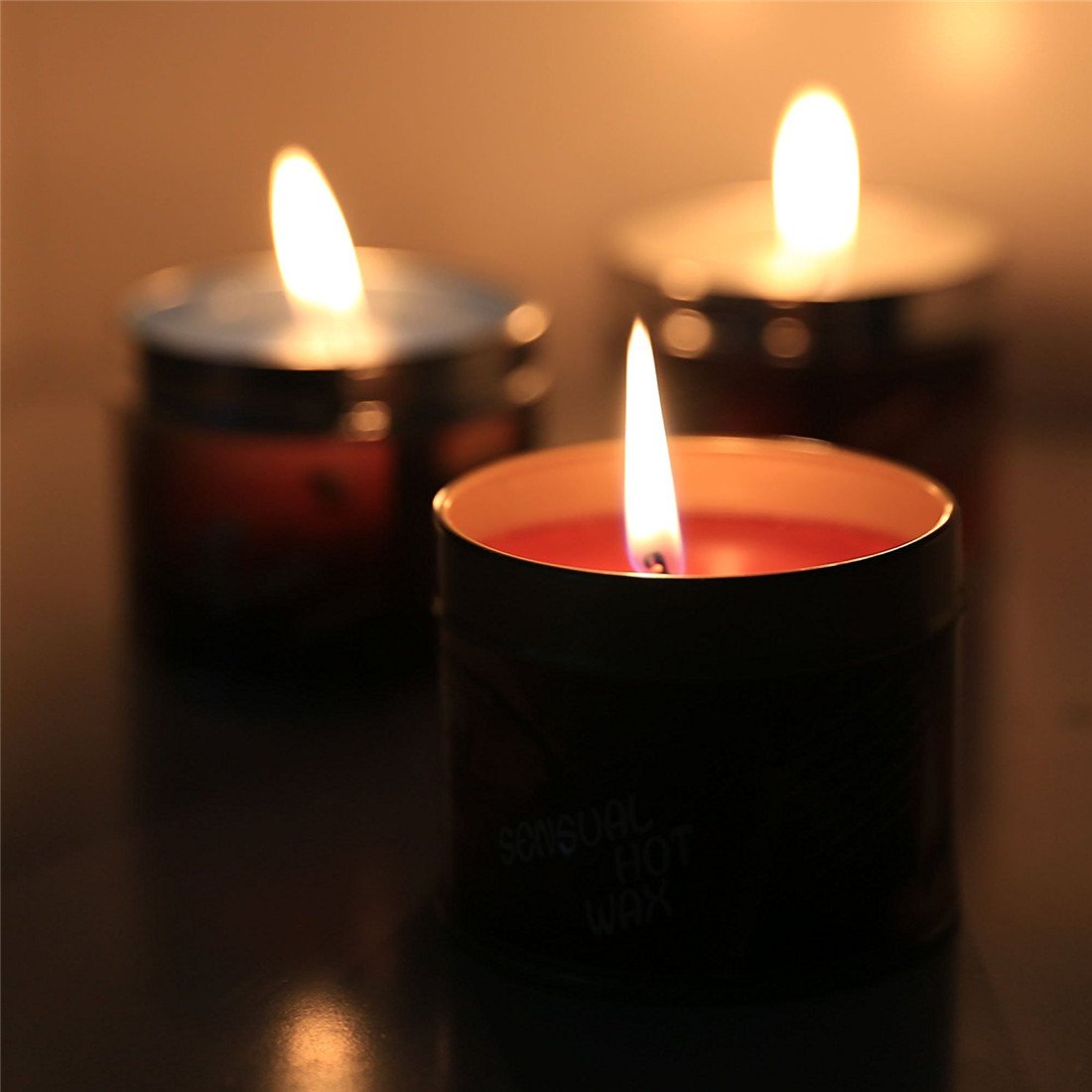 Amazon.co.jp: アロマキャンドル 低温蝋燭 ローソク 3タンク入り