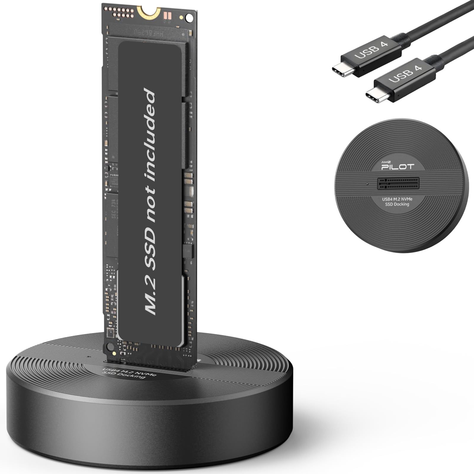 Amazon.com: AMZPILOT 40Gbps USB 4 M.2 NVMe SSD to USB C Docking
