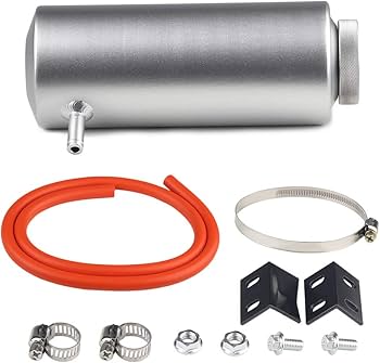 Amazon | ADPOWラジエーター リザーバー タンク 円筒型 ホース 付き