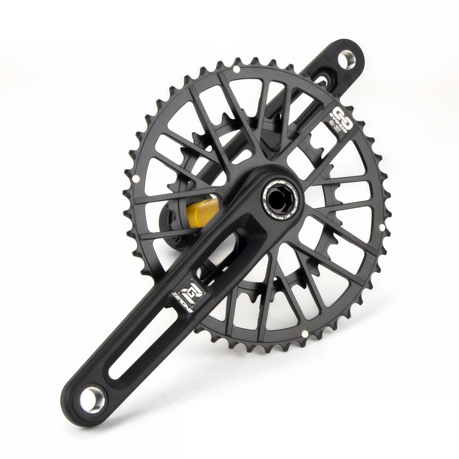 Amazon.co.jp: 46-30T/48-32T ロードバイク用クランクセット 165/170