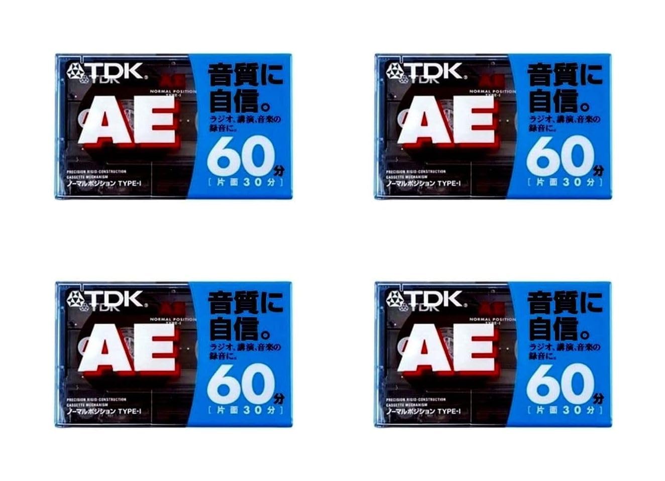 Amazon | TDK オーディオカセットテープ AE 60分4巻パック [AE-60X4G