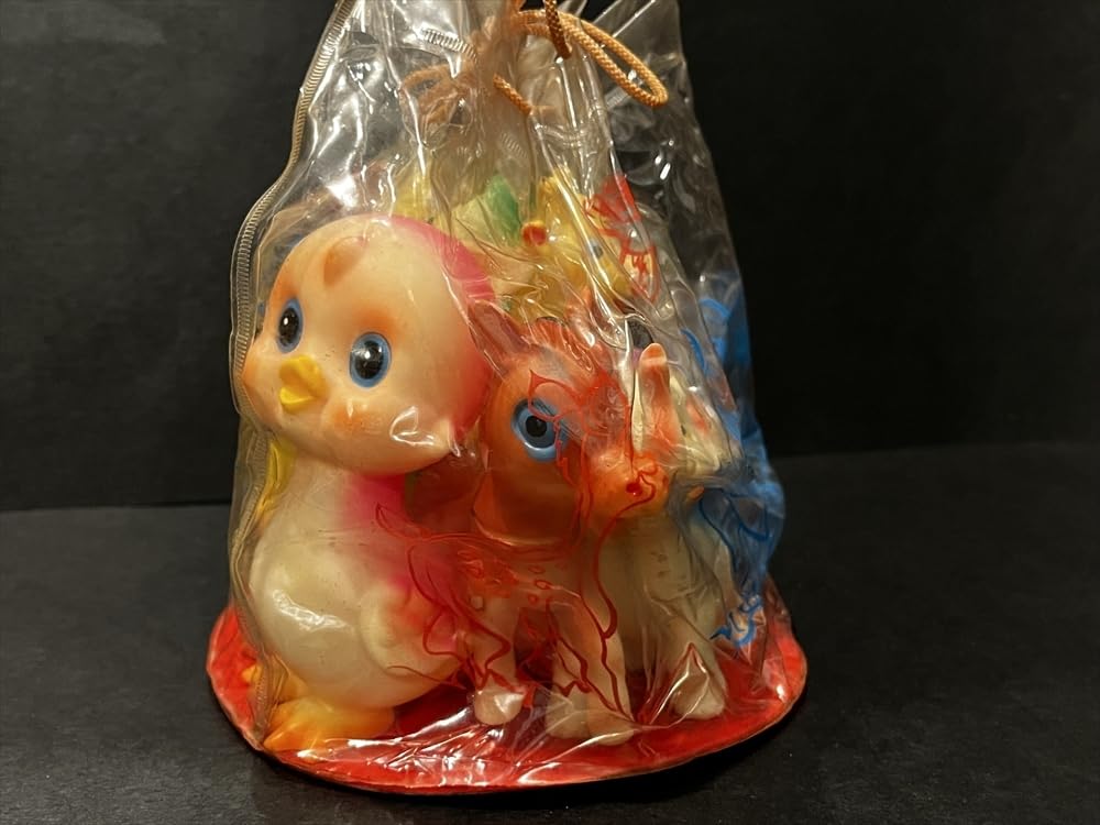 Amazon.co.jp: 昭和 レトロ 動物 ソフビ セット 大越玩具製作所 アヒル