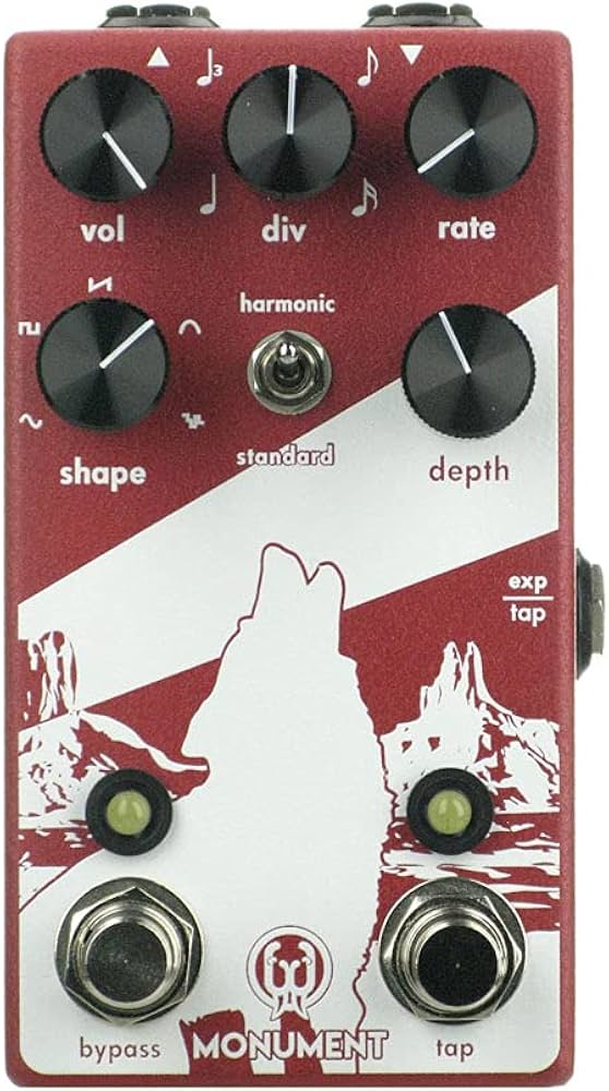Amazon.com: Walrus Audio Monument V2 Tap Tremolo, Red (Gear Hero