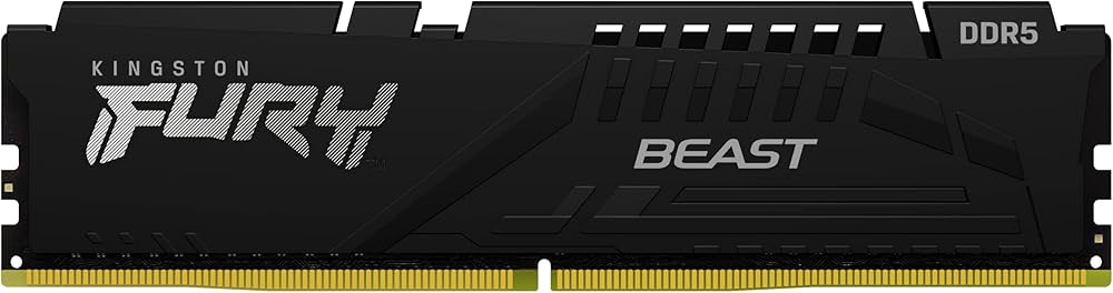 Kingston FURY Beast Black DDR5 32GB (2x16GB) 6000MT/s CL30 DIMM