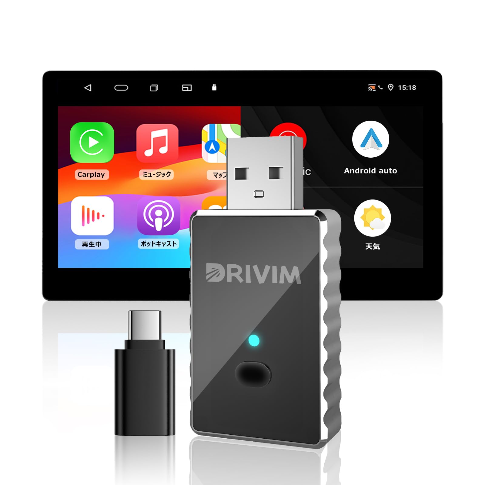 Amazon.co.jp: 【DRIVIM 最新WiFi 6＆Bluetooth 5.4搭載】2-in-1 Mini