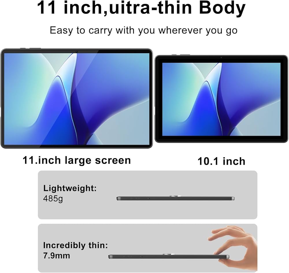 Amazon.co.jp: 11インチタブレット、18GB + 128GB、Android 15