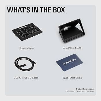 Elgato Stream Deck MK.2 – Stüdyo Denetleyici, 15 Makro Tuşu, OBS