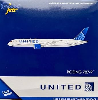 Amazon | ジェミニジェッツ 1/400 ボーイング 787-9 ユナイテッド航空