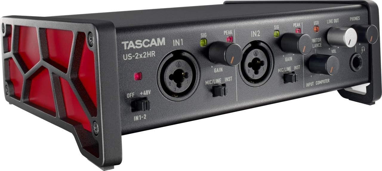 Amazon.com: Tascam US-2x2HR 2 Mic 2IN/2OUT High Resolution