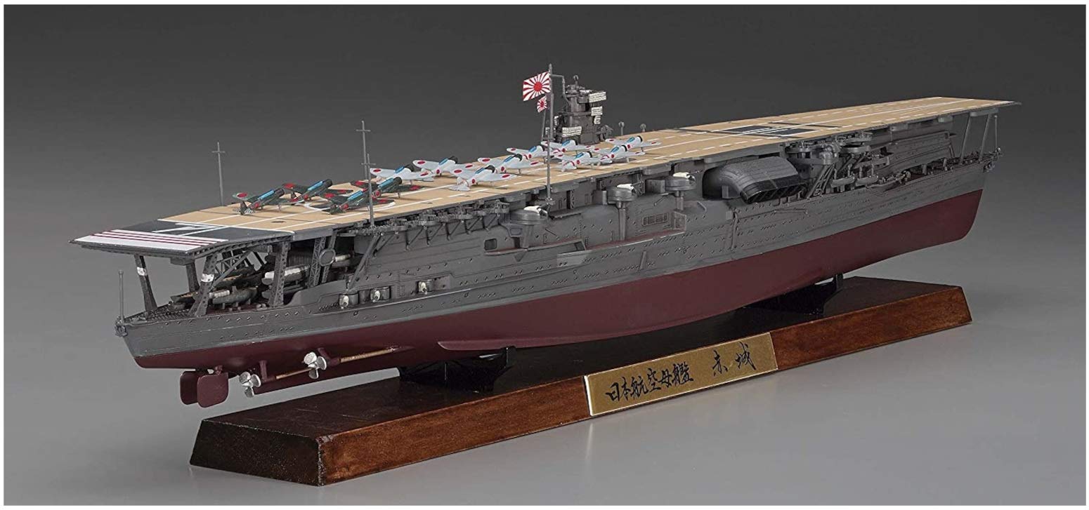 Amazon | ハセガワ 1/700 CH117 日本海軍 航空母艦 赤城 フルハル