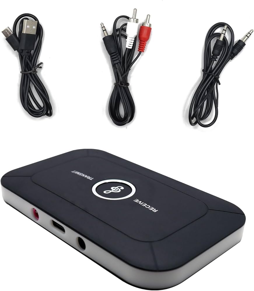 Bluetooth Audio Transmitter Receiver, 2 in 1 Bluetooth 5.3 Adapter