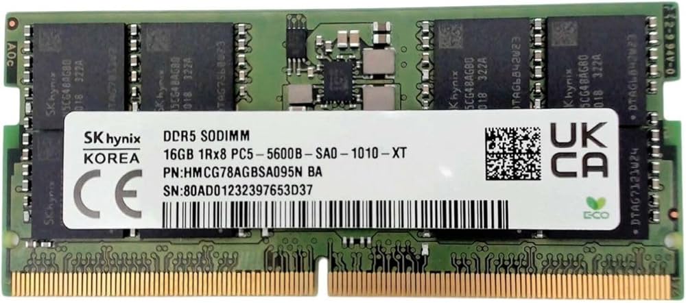 Amazon.in: Buy SK-Hynix 16GB 5600MHz DDR5 PC5-44800 Non-ECC CL46