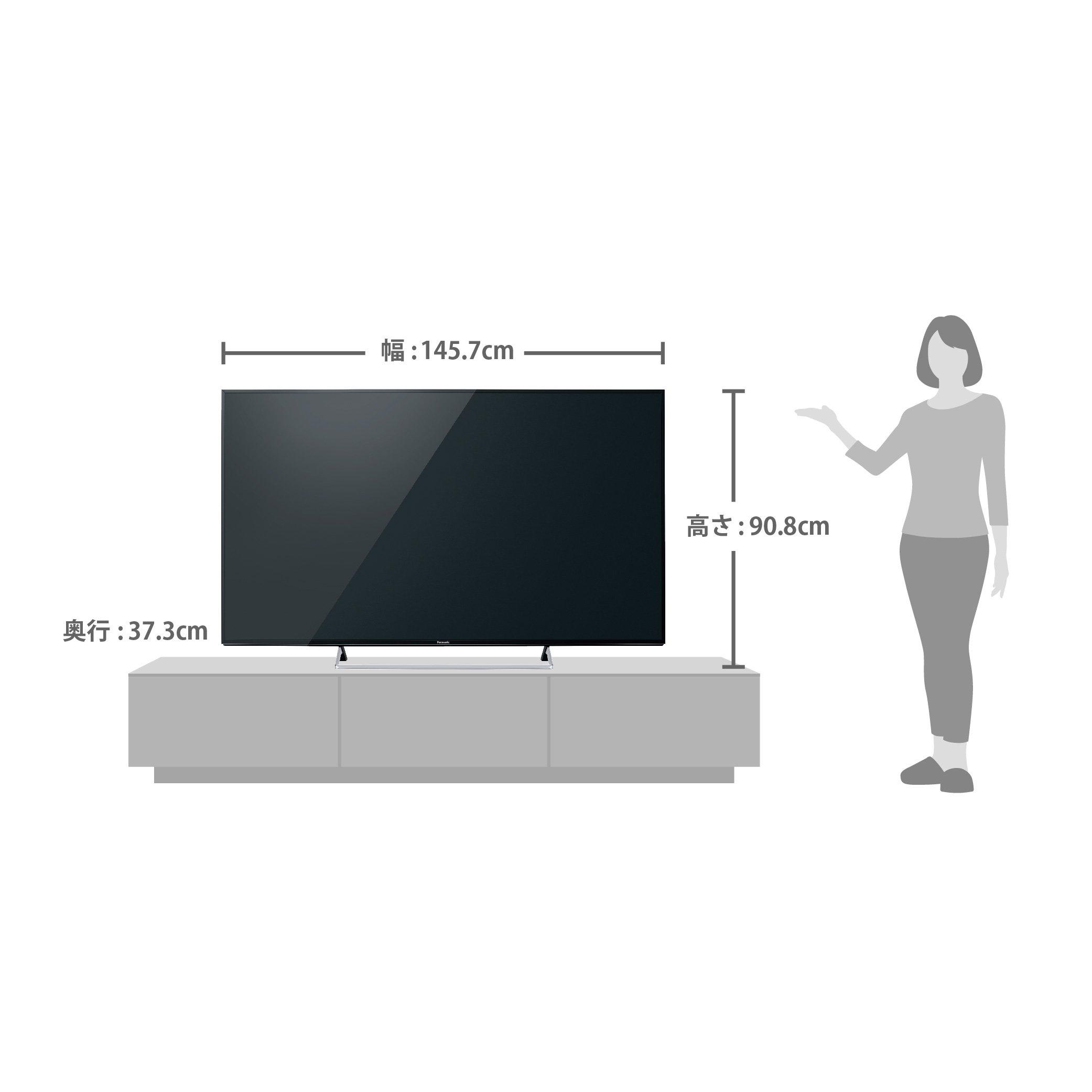 Amazon | パナソニック 65V型 液晶 テレビ ビエラ TH-65DX950 4K USB