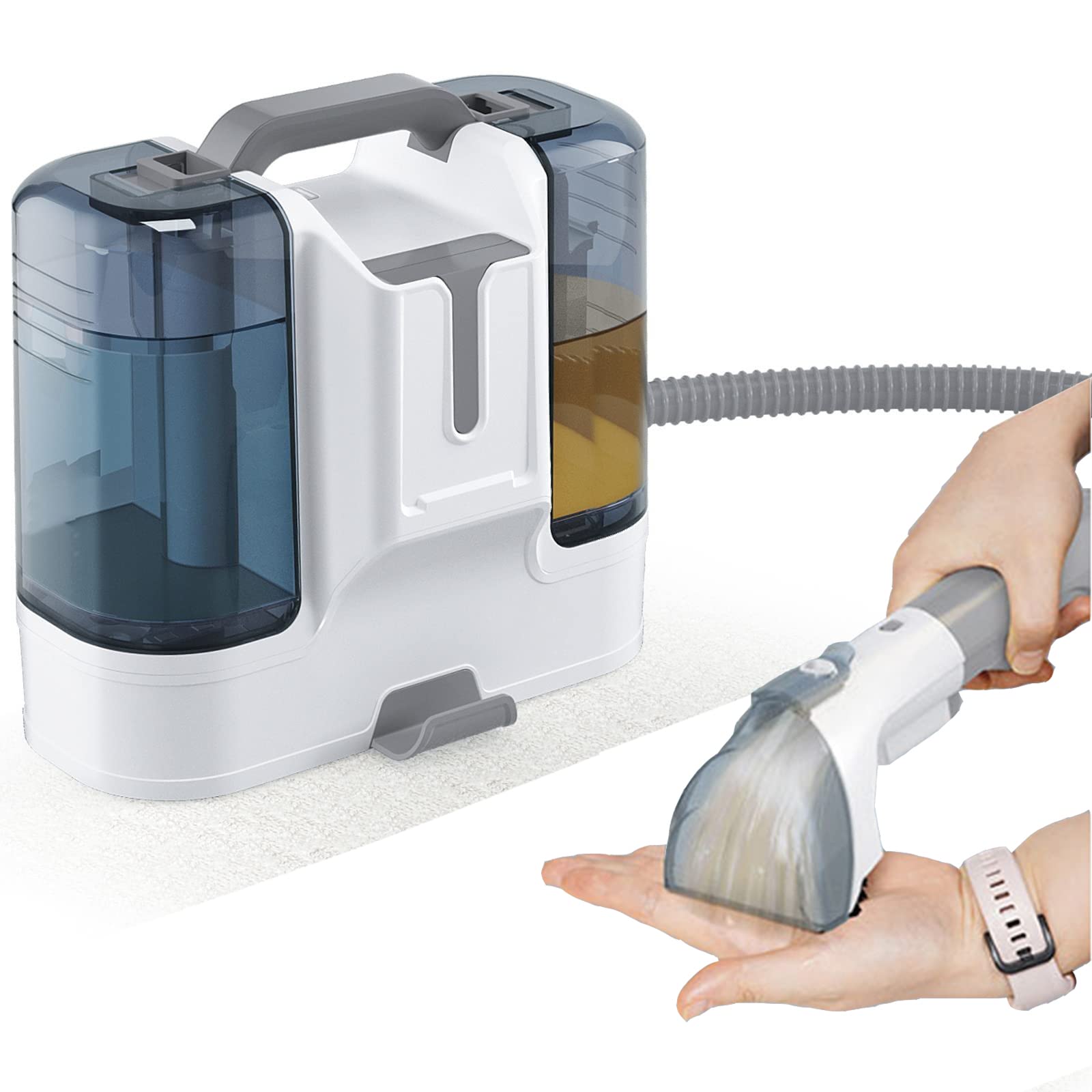 Amazon | カーペットクリーナー 掃除機 14000Pa強力吸引 リンサー洗浄