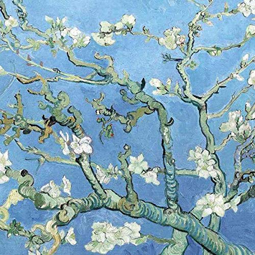 Amazon.co.jp: ゴッホ『花咲くアーモンドの木の枝』高精彩工芸画+手彩