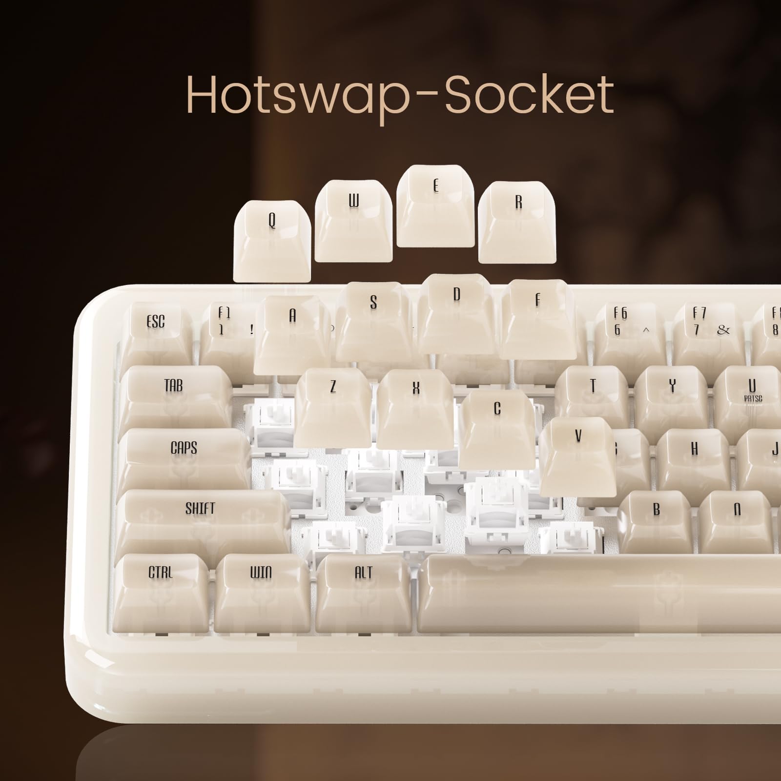 Amazon.com: Akko YU01 Mechanical Gaming Keyboard with Transparent