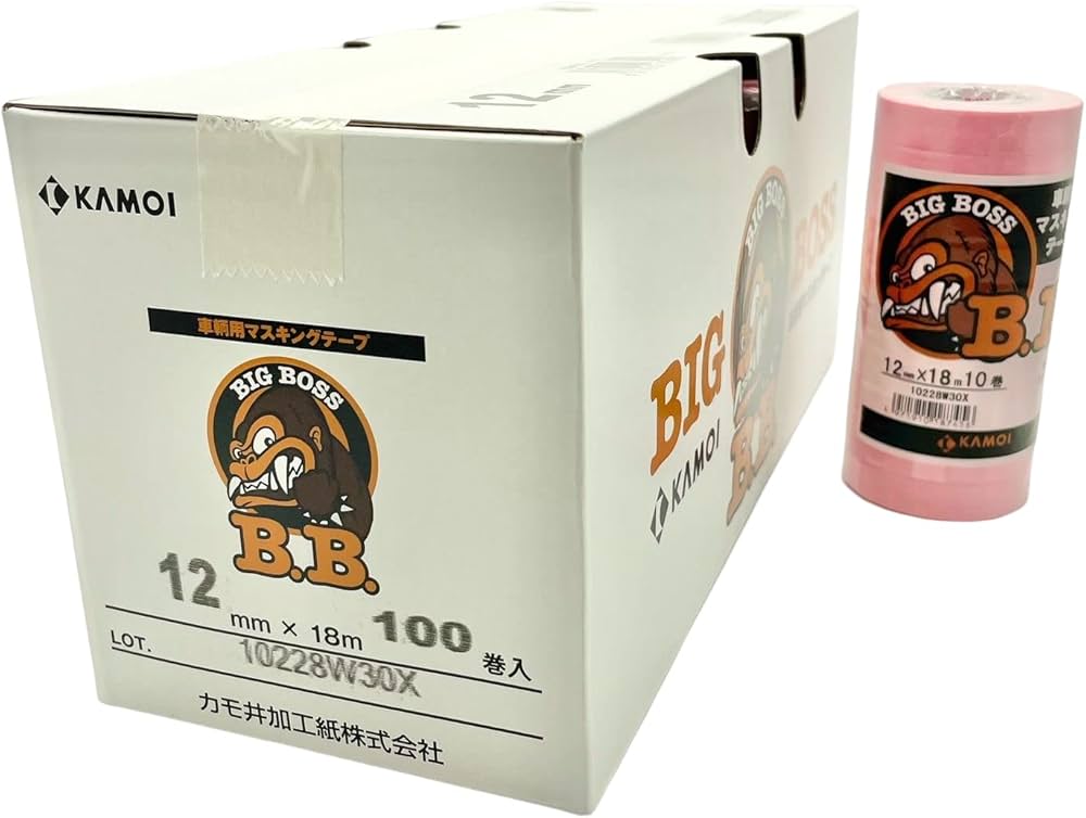 Amazon | 【箱売り】 カモ井 BIGBOSS 車両塗装用マスキングテープ