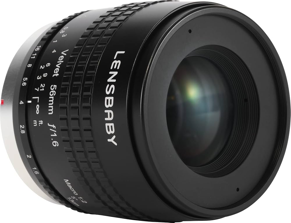 Amazon.co.jp: Lensbaby ソフトレンズ Velvet 56 焦点距離56mm F1.6