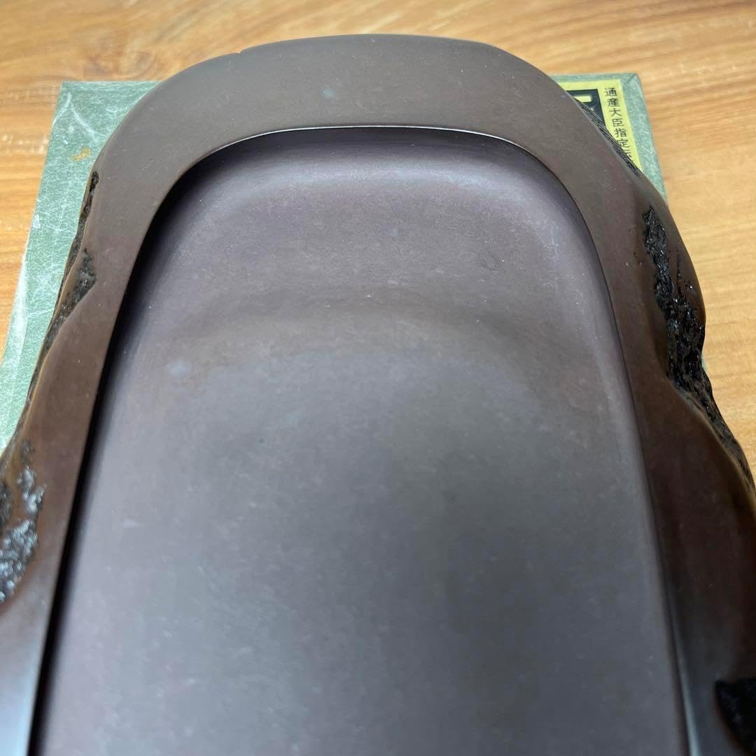 赤間硯 野面硯 日本工芸会正会員 下井唯石 工藝品 古硯⭕️赤間硯 野面