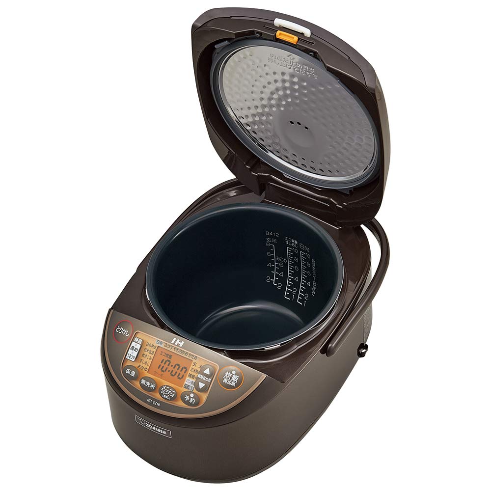 Amazon | 象印 炊飯器 1升 (10合) IH式 極め炊き ブラウン NP-VZ18-TA