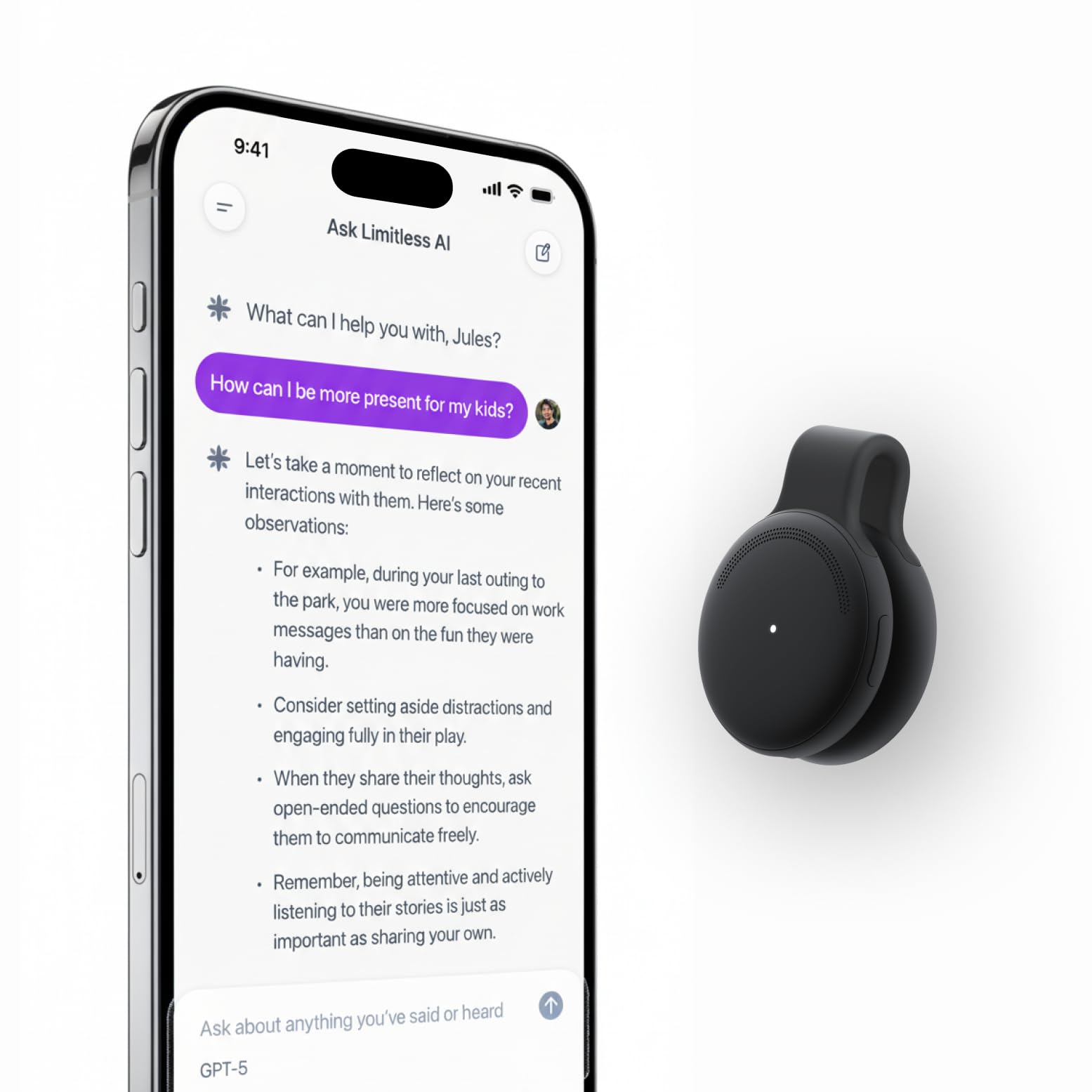 Amazon.co.jp: Limitless AI Pendant 【 無制限プラン無料付帯 + 日本