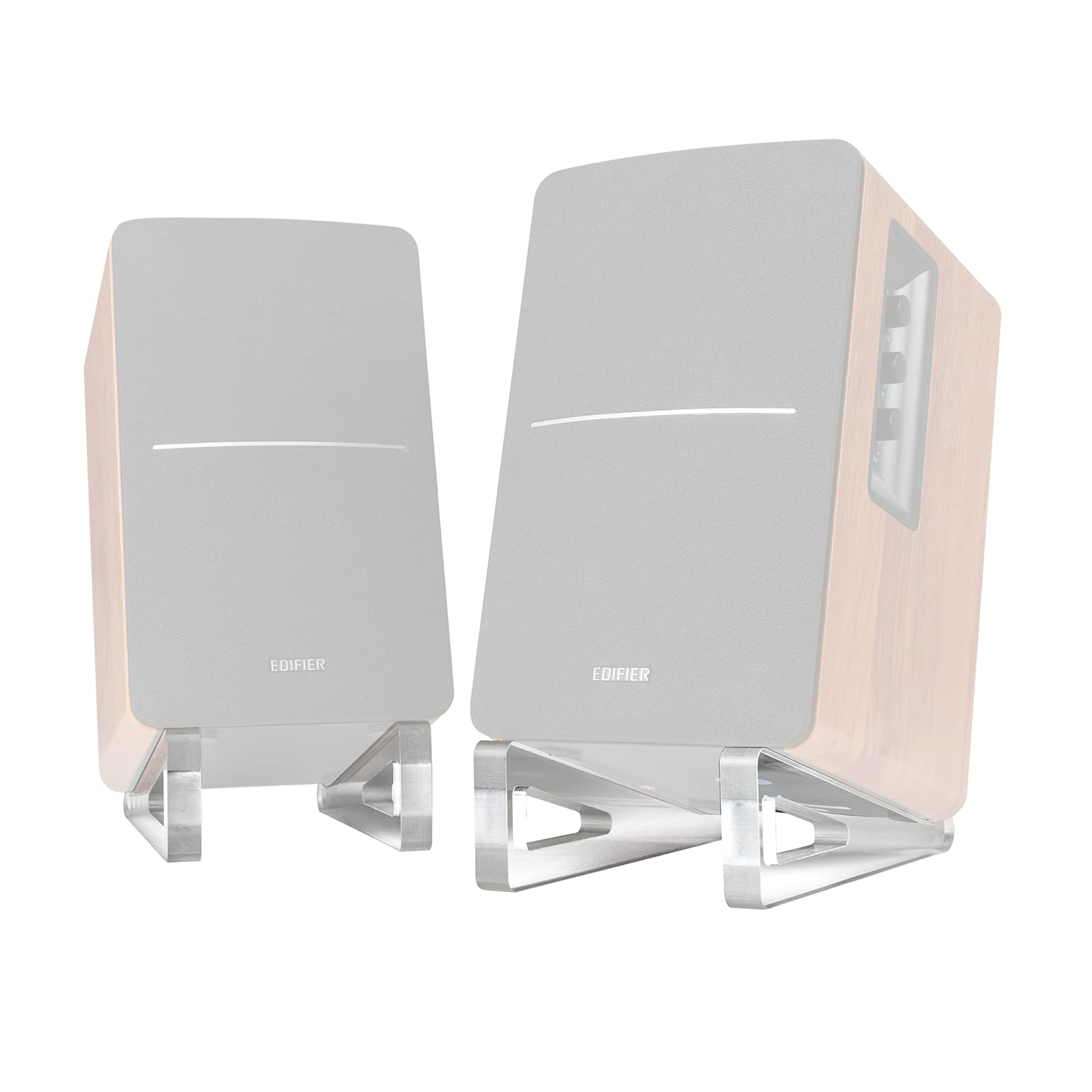 Amazon.co.jp: アクリル 透明 デスクトップ スピーカースタンド ペア