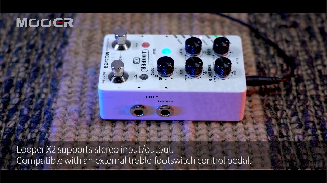Amazon.com: MOOER Looper X2 Stereo Electric Guitar Loop Pedal