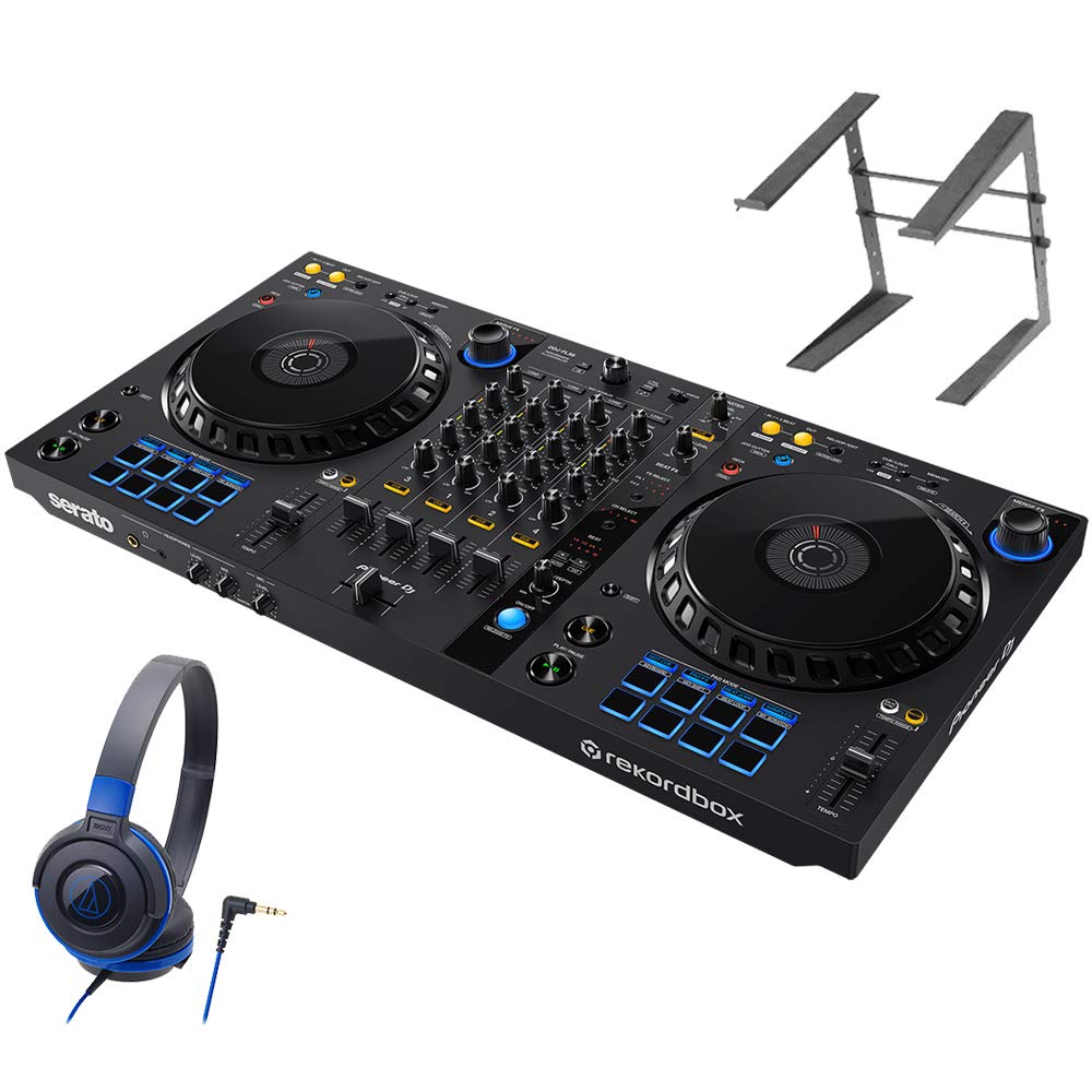 Pioneer DJ DDJ-FLX4 ヘッドホン/PCスタンドセット