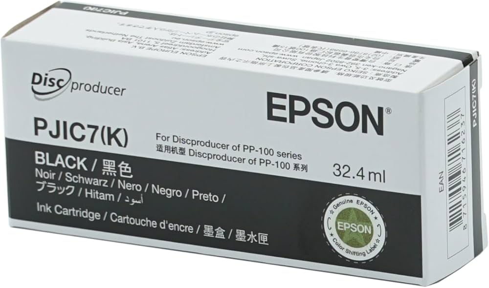 Amazon.co.jp: エプソン 純正 インクカートリッジ PJIC7K ブラック