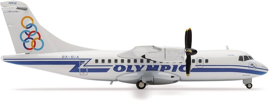 Amazon | ヘルパ 1/200 ATR42-300 オリンピック航空 552417 完成品