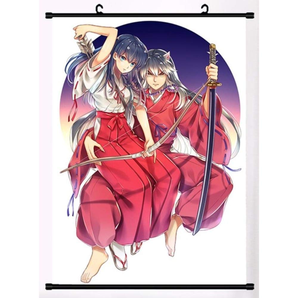 Amazon.co.jp: 日本のアニメ犬夜叉生地絵画漫画マンガ家の装飾壁