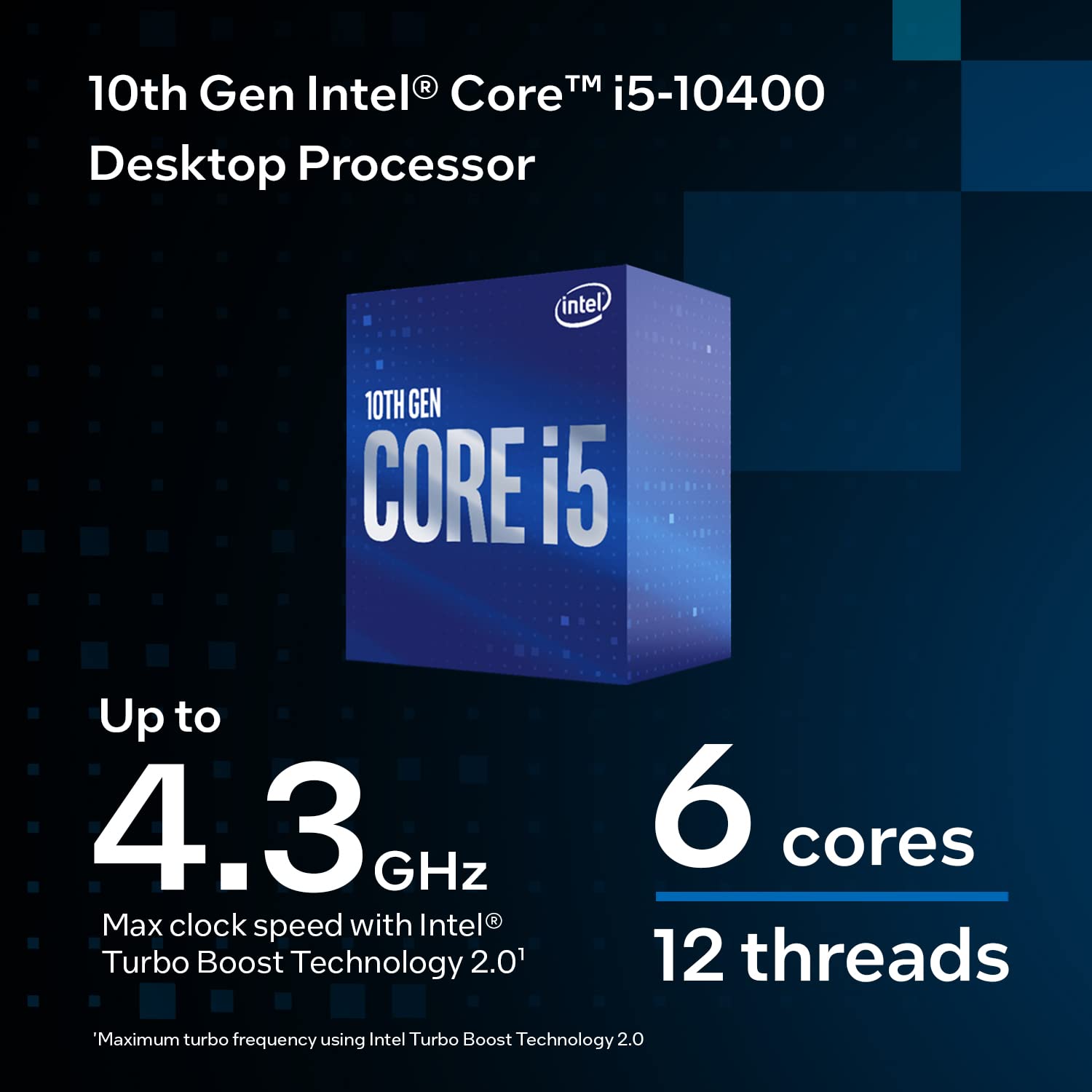 Amazon.com: Intel Core i5-10400 Desktop Processor 6 Cores up to