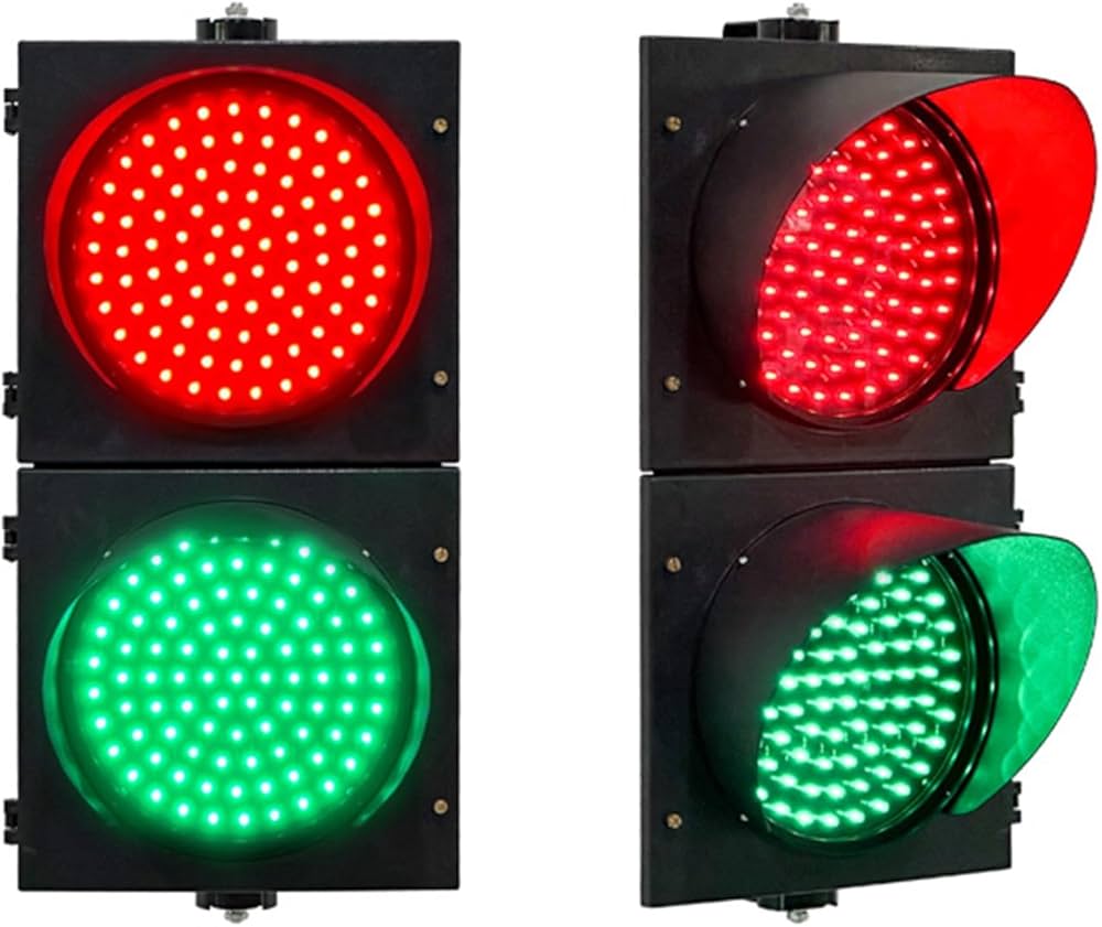 Amazon.co.jp: 200mm/300mm 信号機 本物、12V/24V/110V/220V、産業用