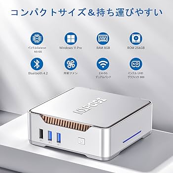 Amazon.co.jp: NiPoGi GK3Pro ミニpc Windows11 n5105 mini pc 最大2.9