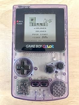 Amazon.co.jp: GAMEBOY COLOR ゲームボーイカラー本体 クリアパープル