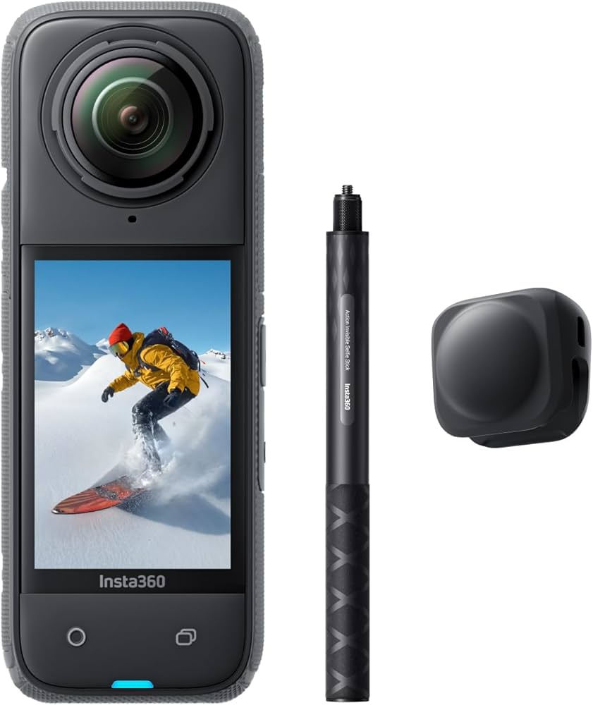 Amazon | Insta360 X4-8K防水360度カメラ、ウェアラブルカメラ、4K広角