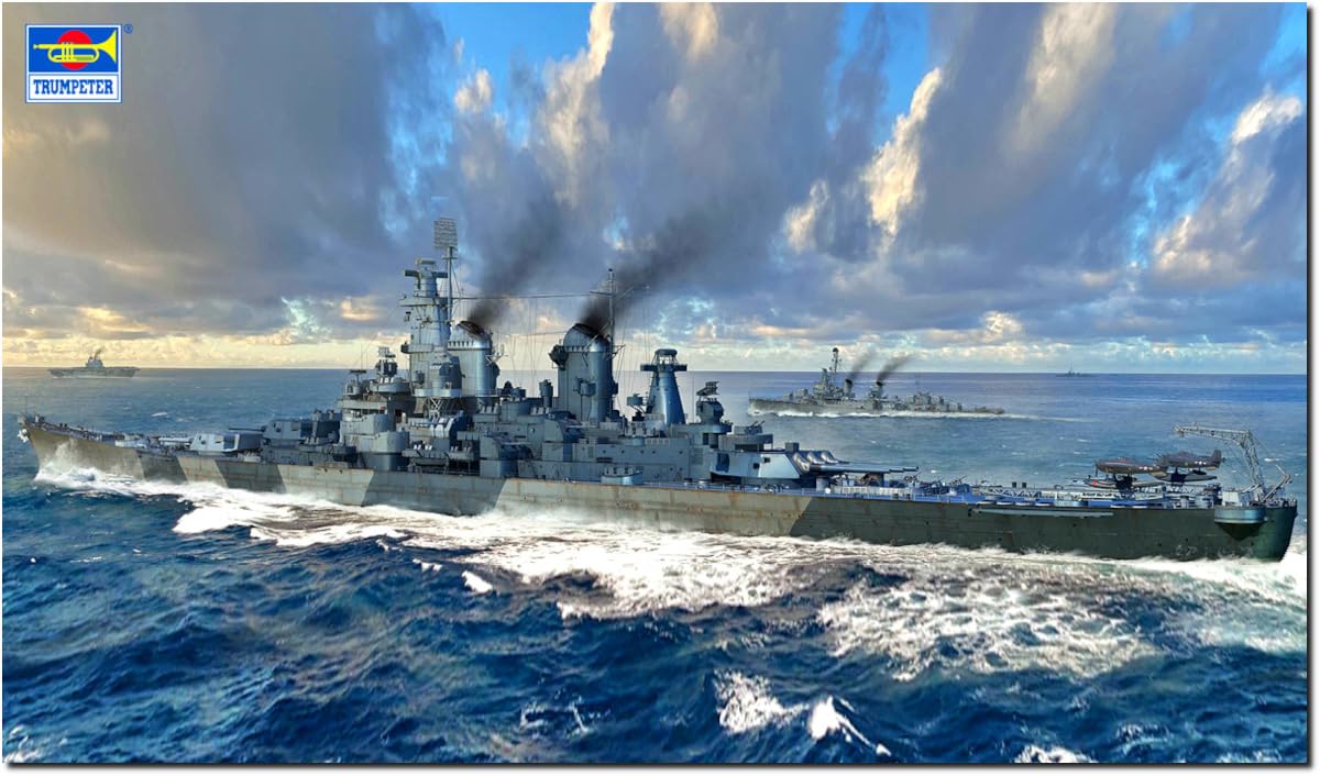 Amazon | トランペッター 1/700 アメリカ 戦艦 BB-61 アイオワ