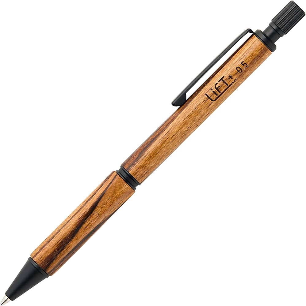Amazon.co.jp: LIFT+ Wood シャープペンシル 0.5mm Zebra wood(ゼブラ