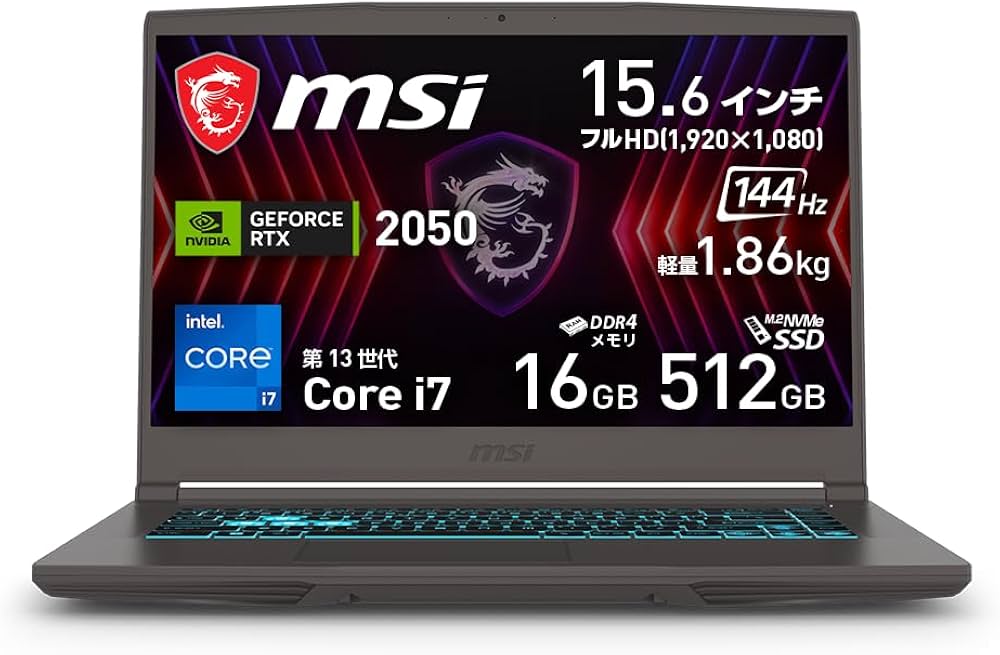 Amazon.co.jp: MSI ゲーミング ノートPC Thin 15 【Core i7 & NVIDIA
