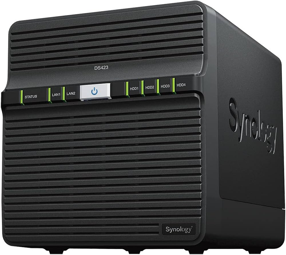 Amazon.co.jp: Synology NASキット 4ベイ DS423 /G【ガイドブック付