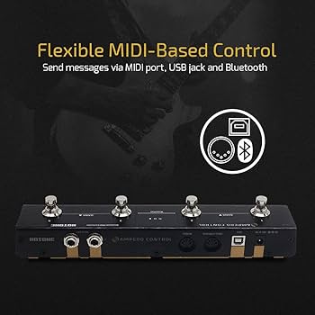 Amazon.com: HOTONE MIDI Foot Controller Pedal Bluetooth Ampero