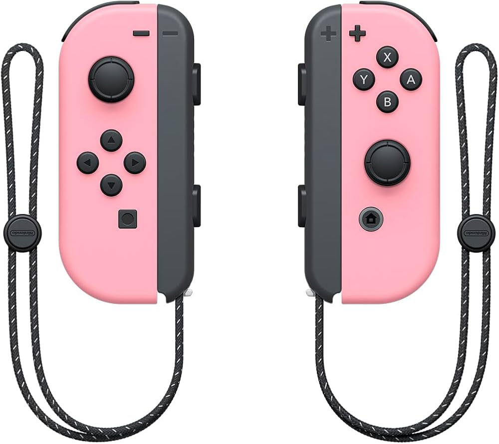 Amazon.com: Nintendo Switch Joy-Con (L)/(R) (Pastel Pink) - (NSW