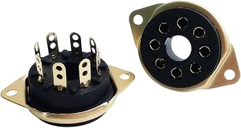 Amazon.co.jp: 8Pin 真空管ソケットオクタル KT66 KT88 6SL7 6SN7 6V6
