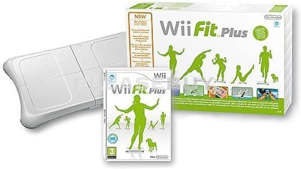 Amazon.com: Wii Fit Plus with Balance Board (New, Brown Box
